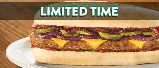 BBQ Steak & Bacon Hoagy Menu Item