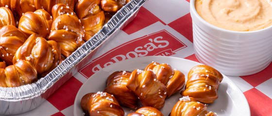 Tray of Soft Pretzel Bites Menu Item