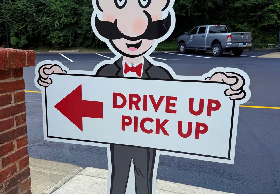 Drive Up Pick Up Window